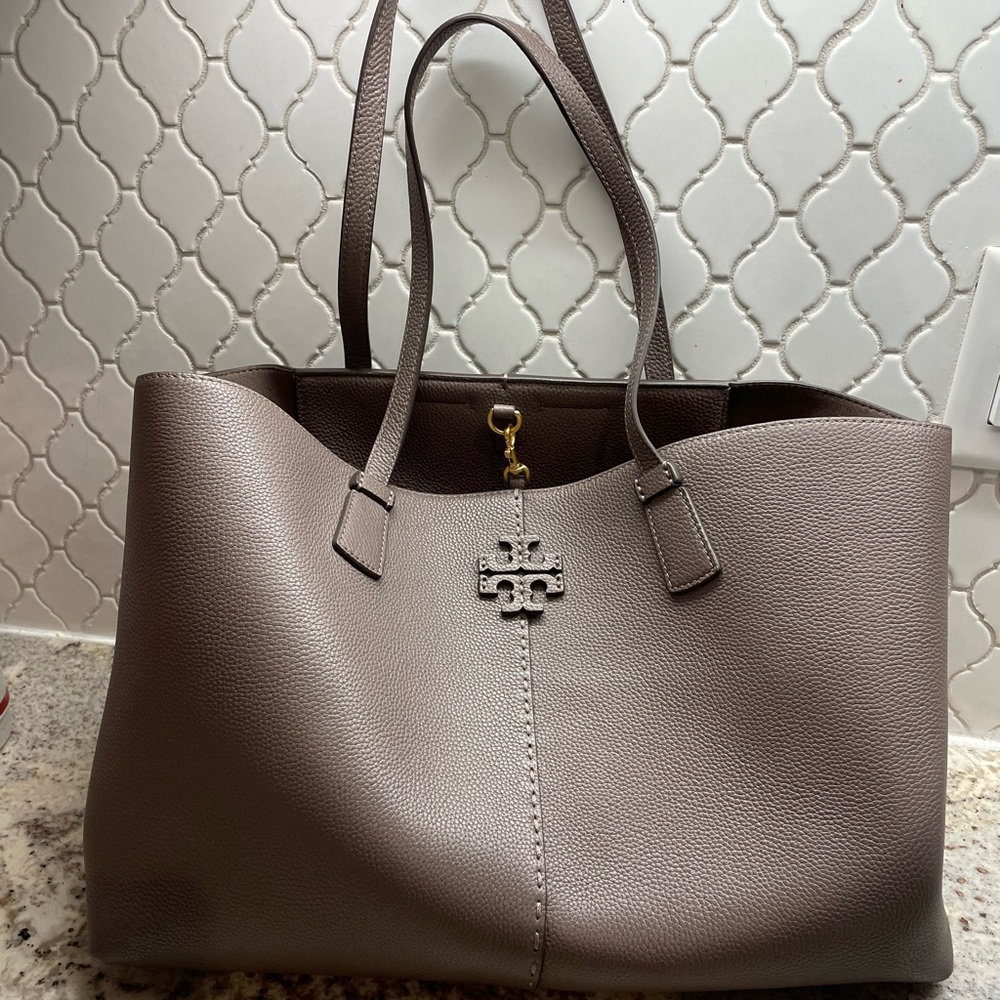 Tory Burch - McGraw Tote 2021 - Silver Maple